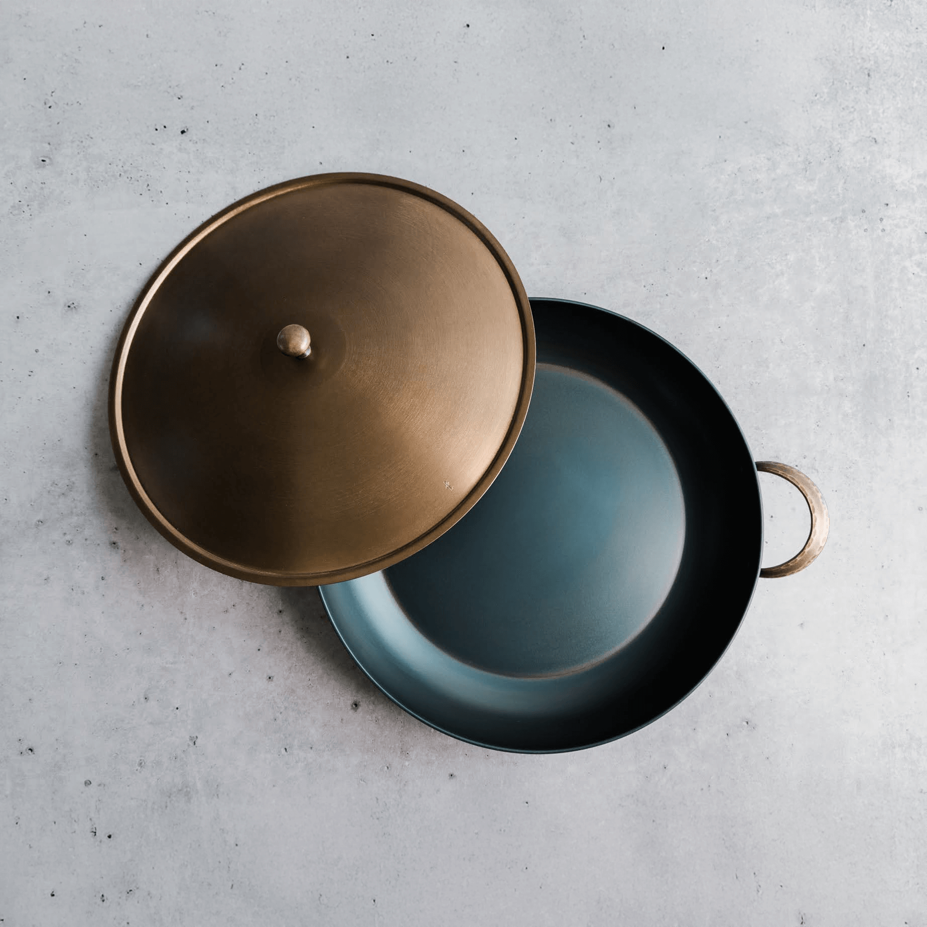 Pro Bronze Handle Saucier + Stainless Steel Lid – Blanc Creatives