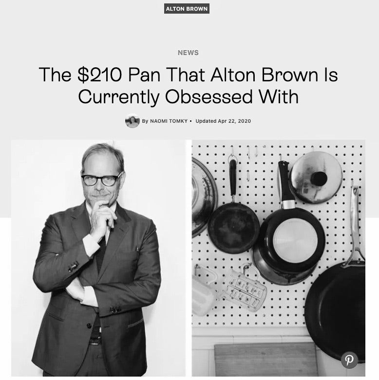 The kitchn article titled the two hundred and ten pan that alton brown is currently obsessed with